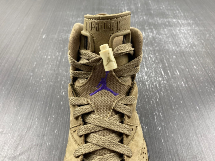 air jordan 6 wmns gore-tex "brown kelp"