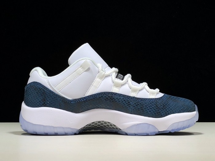 jordan 11 retro low snake navy (2019) - cd6846-102