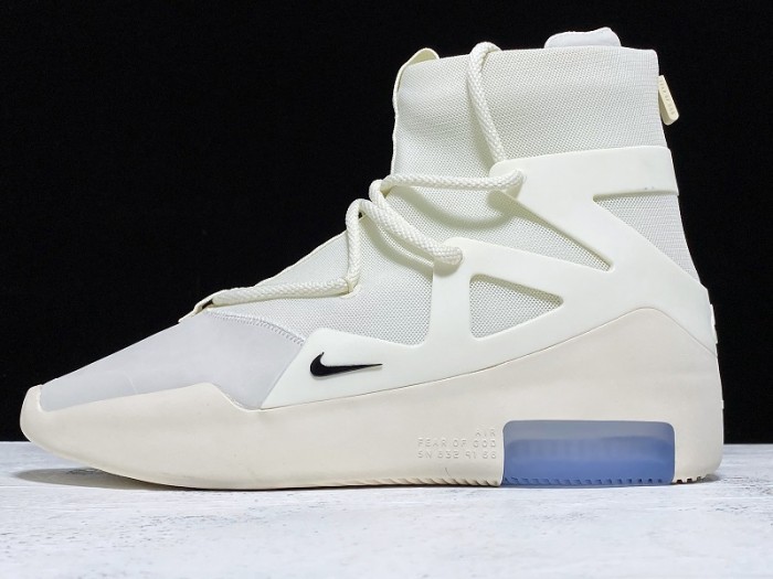 nike air fear of god 1 sail black - ar4237-100