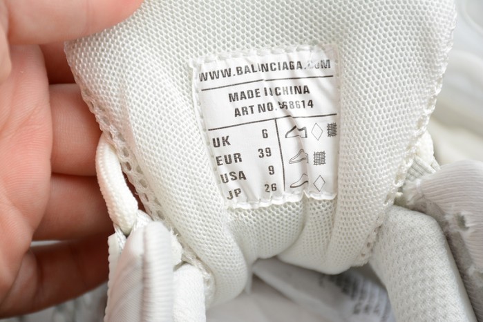 balen sneaker tess.s.gomma 4.0 white 570391 w2gn1 1001