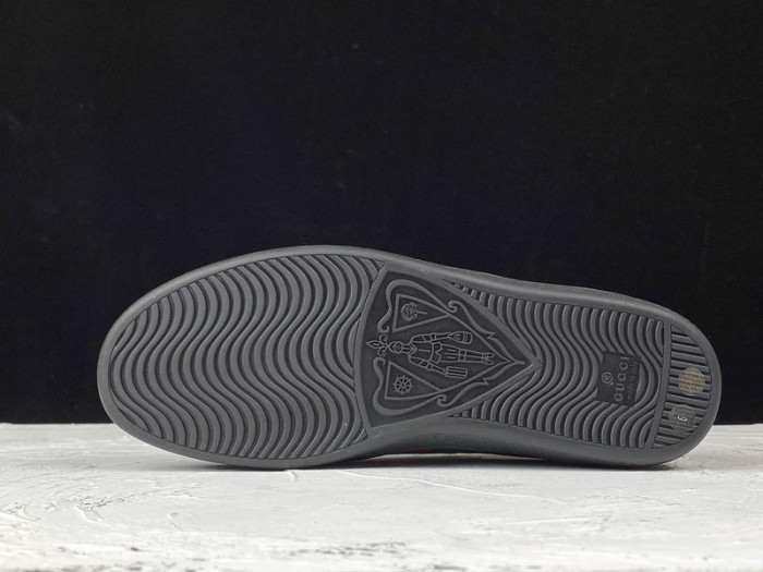 gu ace embroidered low-top sneaker