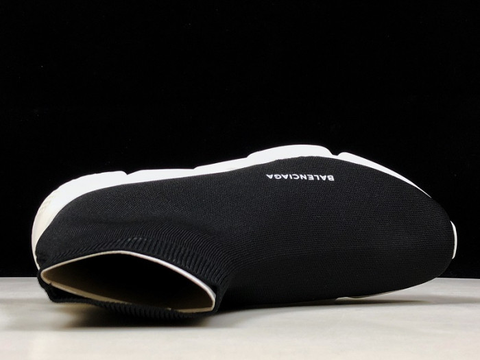 balen stretch mesh high top sneaker black white 483502 w05g0 1000