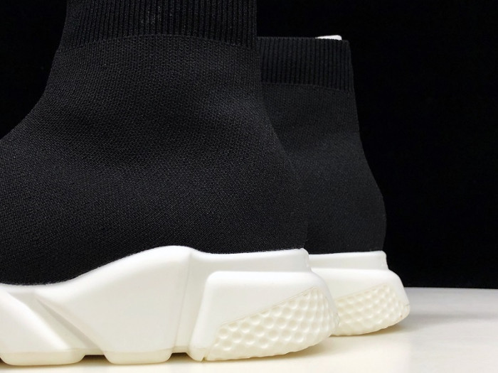 balen stretch mesh high top sneaker black white 483502 w05g0 1000