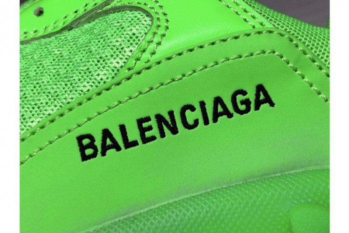 balen triple s neon green clear sol 541624 w09ol 3801