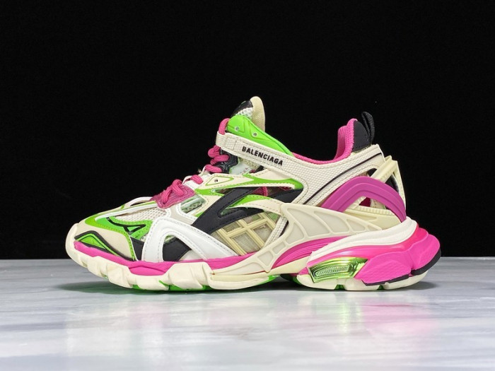 balen trainers track 2.0 pink green 565615 w2gn3 9534