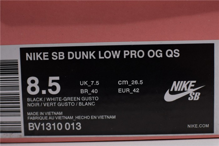 nike sb dunk low staple panda pigeon bv1310-013