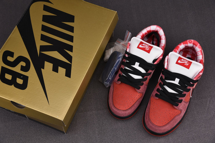 nike dunk sb low red lobster - 313170-661