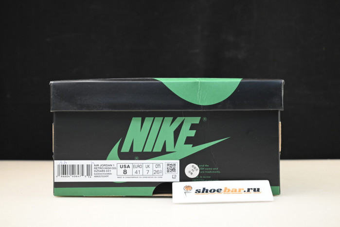 air jordan 1 retro high og "lucky green"