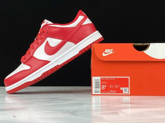 nike dunk low university red (2020) cu1727-100