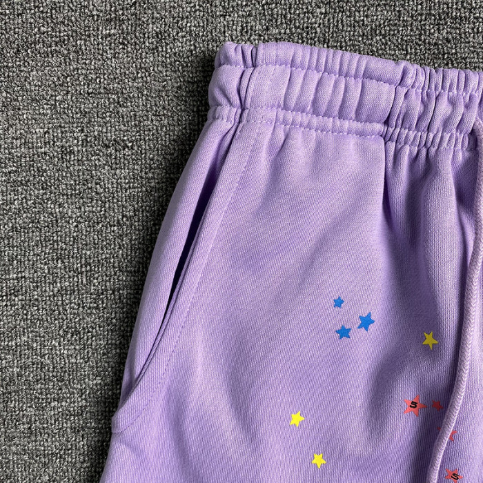 sp5der acai sweatpant purple