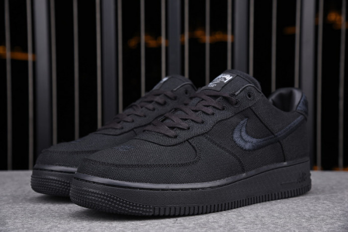 nike air force 1 low stussy black cz9084-001