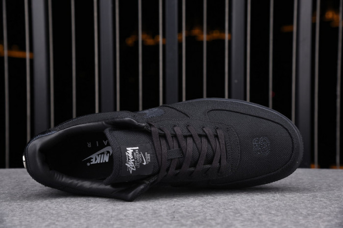 nike air force 1 low stussy black cz9084-001