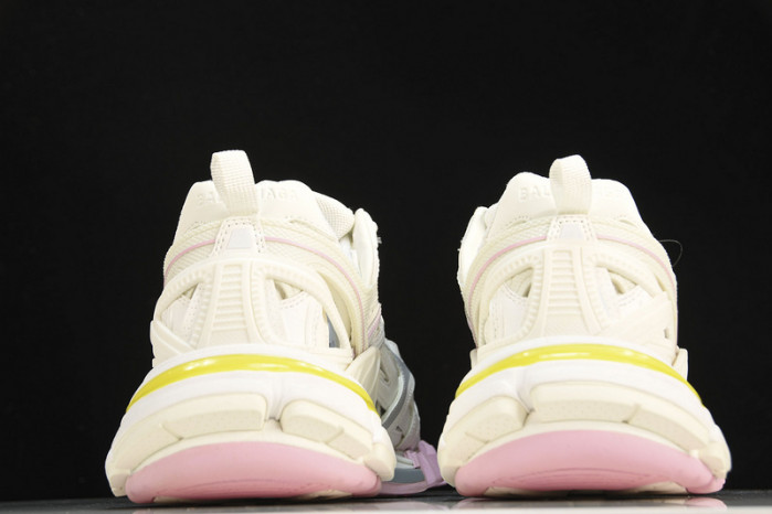 balen track sneaker white yellow
