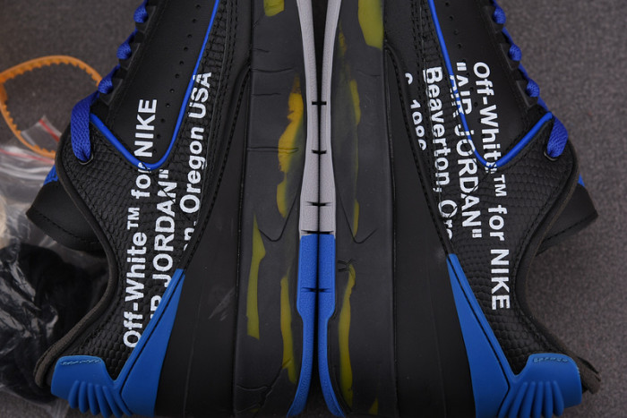 fw x air jordan 2 low “black royal”- dj4375-004