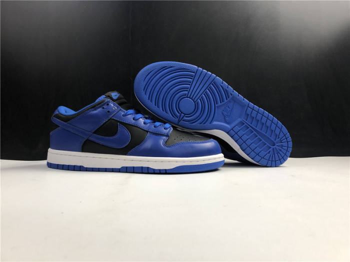 nike dunk low retro black hyper cobalt (2021) dd1391-001