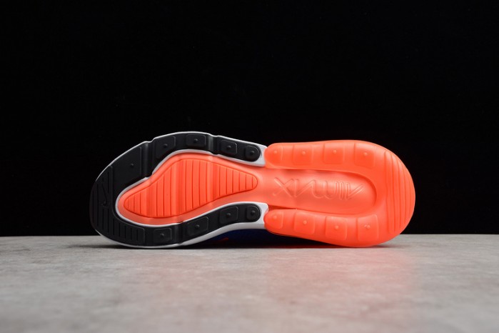 Nike Air Max 270 Flyknit Racer Blue Total Crimson AO1023-101