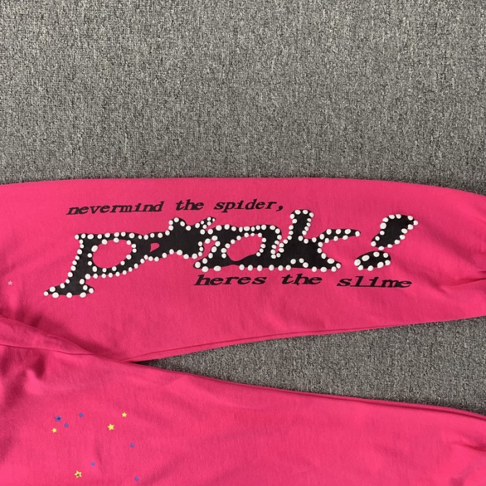 sp5der p*nk sweatpants pink
