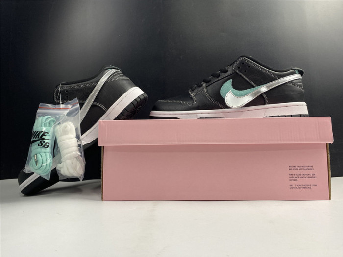 nike sb dunk low diamond S*pply co black diamond bv1310-001