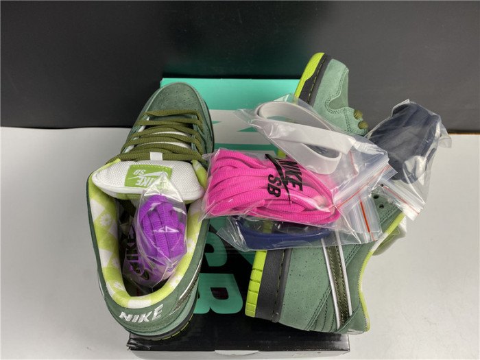 nike sb dunk low concepts green lobster (regular box) bv1310-337