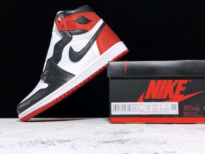 air jordan 1 retro high satin black toe cd0461-016