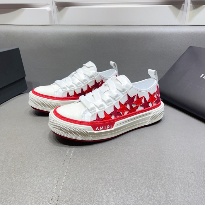 amiri red stars court sneakers