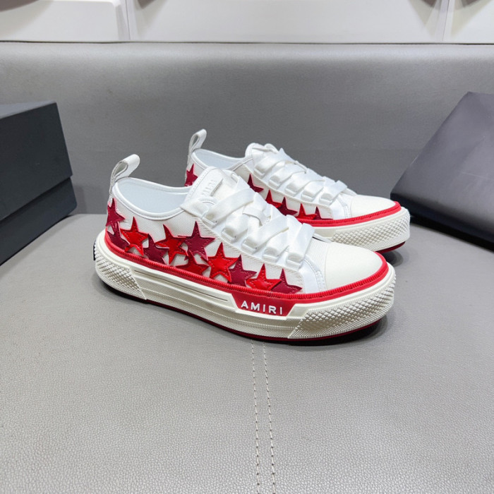 amiri red stars court sneakers