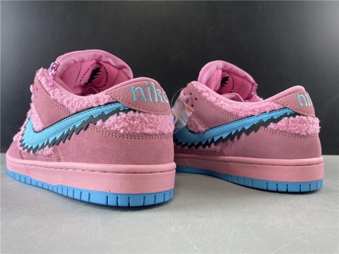 nike sb dunk low grateful dead x pink bear cj5378-600