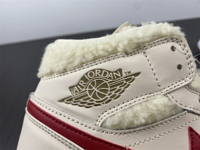 jordan 1 mid fleece pearl white do2207-264