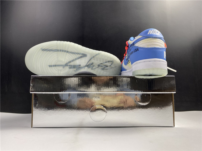 fw x futura x nike dunk low “bright blue” ct0856-403