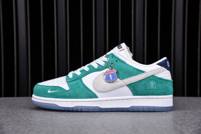 nike dunk low kasina neptune green cz6501-101