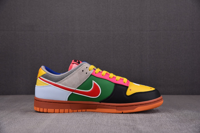 nike dunk low "what the S*per mario"