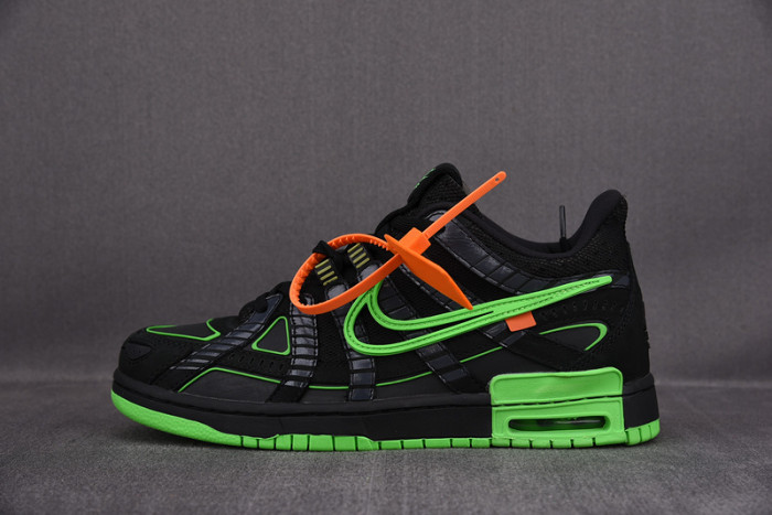 fw x nike air rubber dunk “green strike” cu6015-001