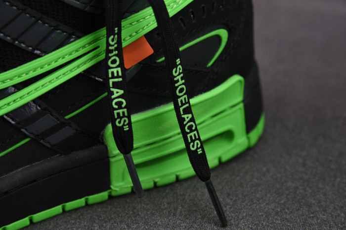 fw x nike air rubber dunk “green strike” cu6015-001