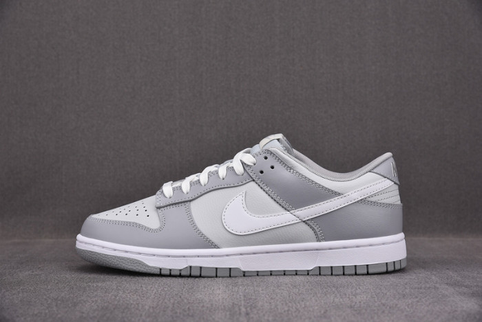 nike dunk low two tone grey