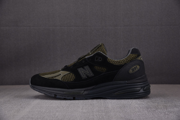 new balance 991v2 miuk stone island black