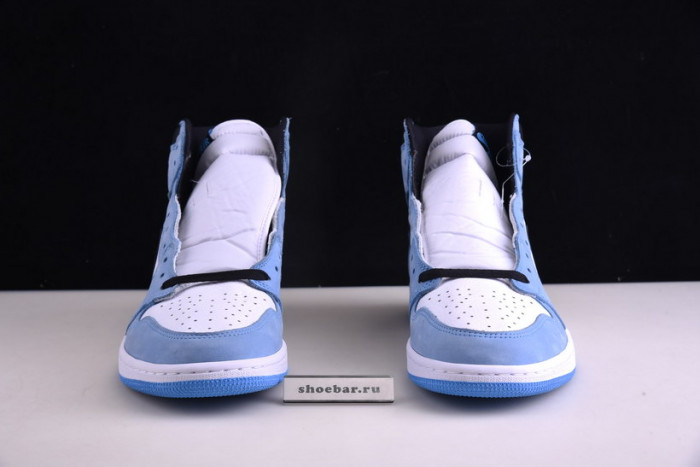air jordan 1 retro high white university blue black 555088-134