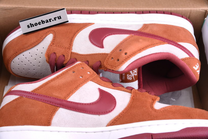 nike sb dunk low pro dark russet cedar bq6817-202
