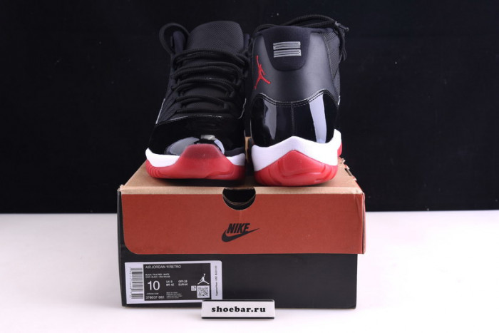air jordan 11 retro playoffs bred (2019) 378037-061
