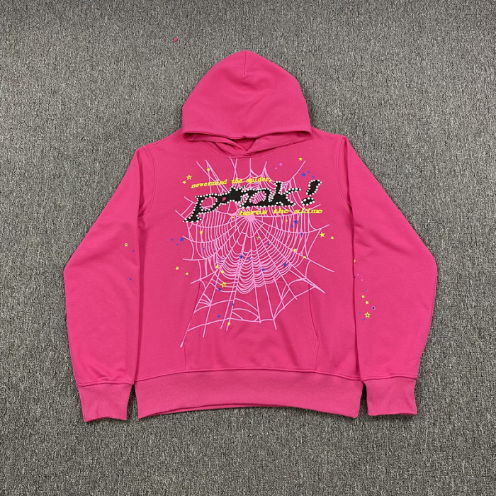 sp5der p*nk hoodie pink