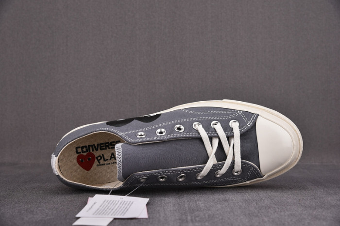 converse chuck taylor all-star 70 ox comme des garcons play grey