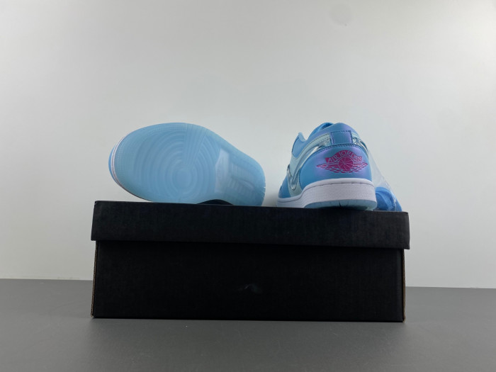 jordan 1 low se aquarius blue (gs) kids fn7366-400