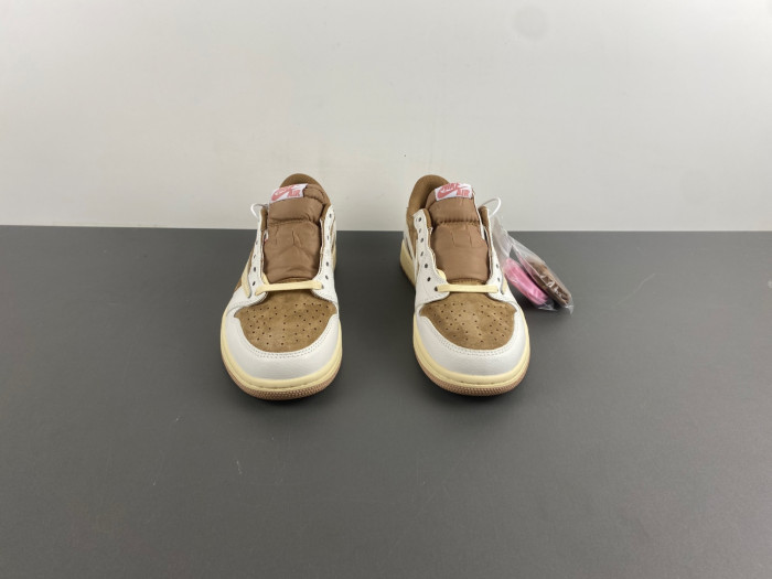 travis scott x air jordan 1 low og sail shy pink dm7866-106