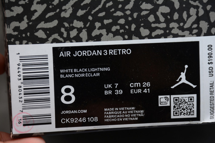 air jordan 3 retro laser orange (w) ck9246-108