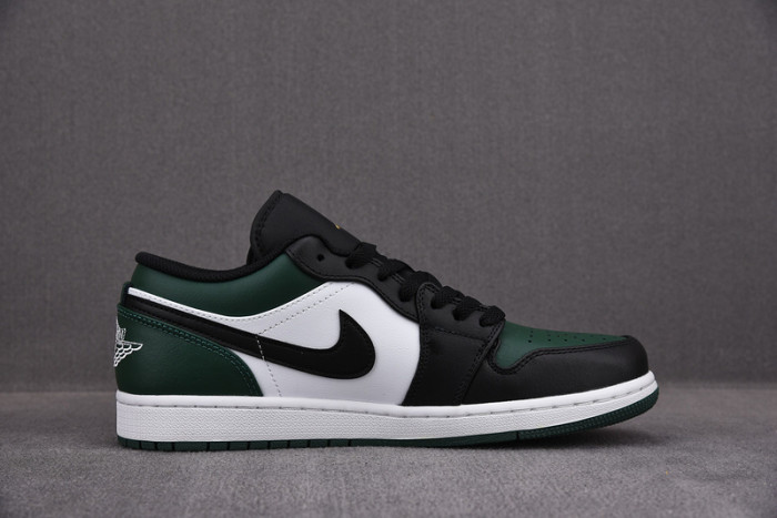 jordan 1 low green toe - 553558-371