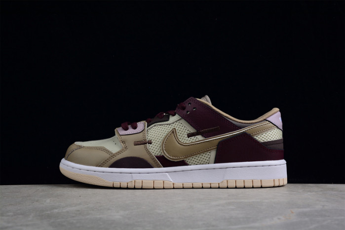 nike dunk low scrap latte - dh7450-100