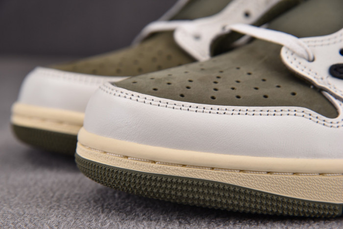 travis scott x air jordan 1 low og medium olive