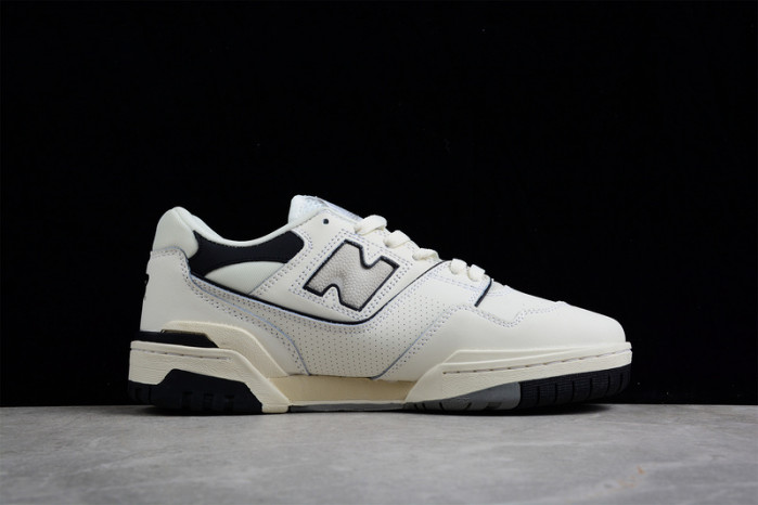 new balance 550 cream black