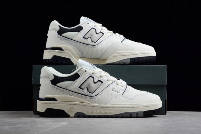 new balance 550 cream black