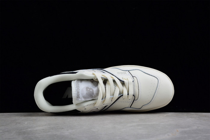 new balance 550 cream black