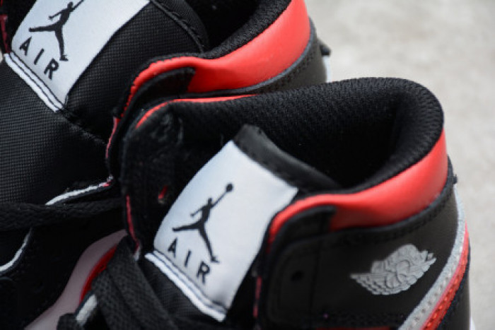 AIR JORDAN 1 BLACK WHITE GYM RED Kids-555088-061